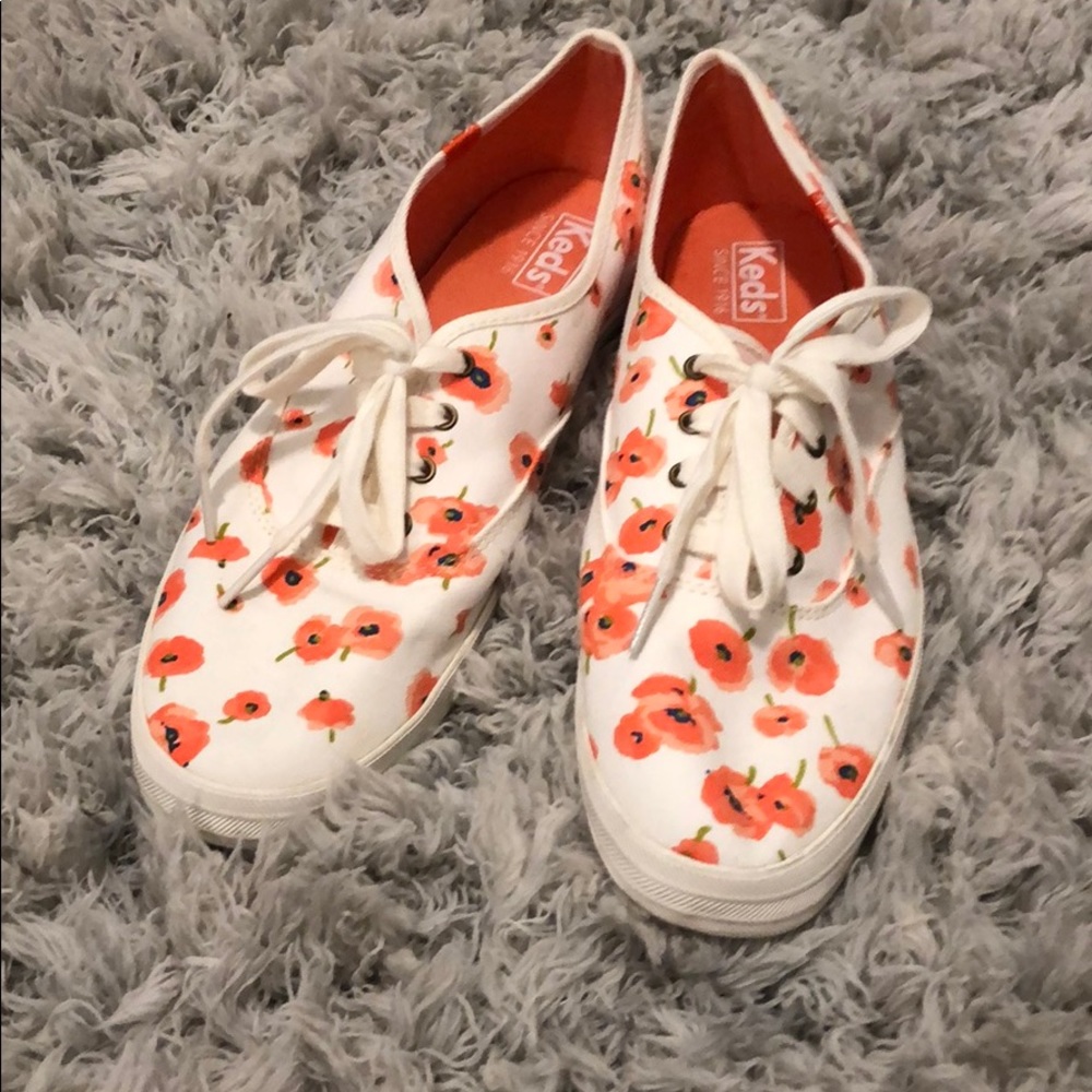 Coral Floral Keds